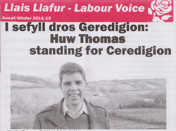 Thumbnail of leaflet from Huw Thomas