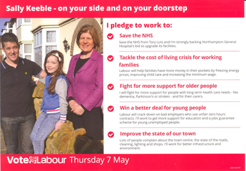 Thumbnail of leaflet from Sally Keeble