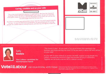 Thumbnail of leaflet from Sally Keeble