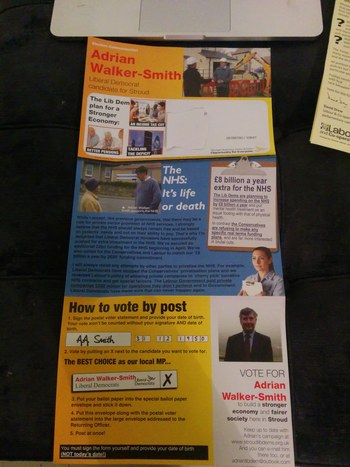 Thumbnail of leaflet from Adrian Anthony Walker-Smith