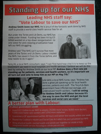 Thumbnail of leaflet from Andrew Smith