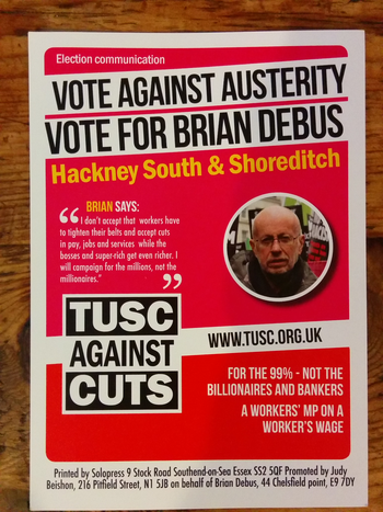 Thumbnail of leaflet from Brian Debus