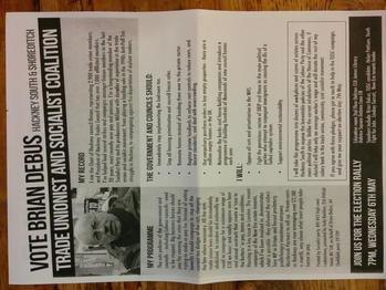 Thumbnail of leaflet from Brian Debus