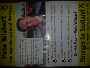 Thumbnail of leaflet from Pete Wishart