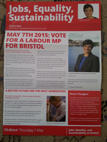 Thumbnail of leaflet from Thangam Debbonaire