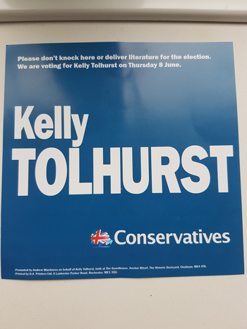 Thumbnail of leaflet from Kelly Tolhurst