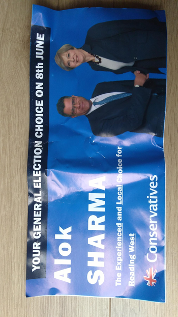 Thumbnail of leaflet from Alok Sharma