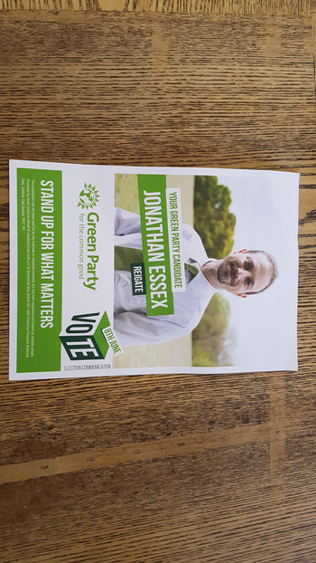 Thumbnail of leaflet from Jonathan Christopher St Aubyn Essex