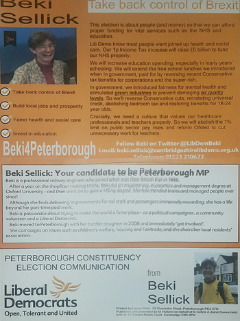 Thumbnail of leaflet from Beki Sellick