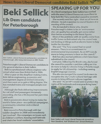 Thumbnail of leaflet from Beki Sellick