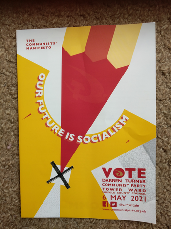 Thumbnail of leaflet from Darren Alan Turner