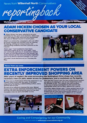 Thumbnail of leaflet from Adam Hicken