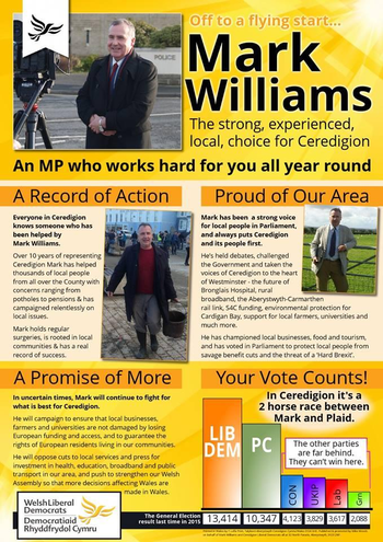 Thumbnail of leaflet from Mark Williams