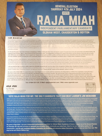 Thumbnail of leaflet from Raja Miah
