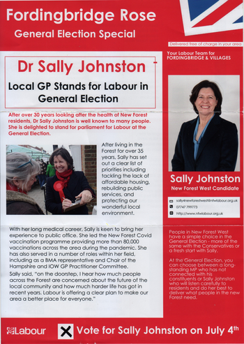 Thumbnail of leaflet from Sally Johnston