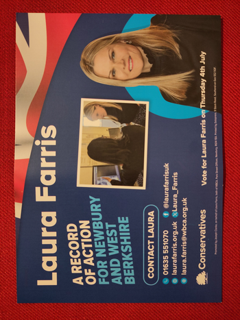 Thumbnail of leaflet from Laura Farris