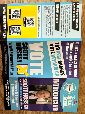 Thumbnail of leaflet from Scott Hussey