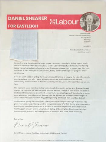 Thumbnail of leaflet from Daniel Lewis Shearer