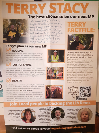 Thumbnail of leaflet from Terry Stacy