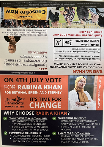 Thumbnail of leaflet from Rabina Khan