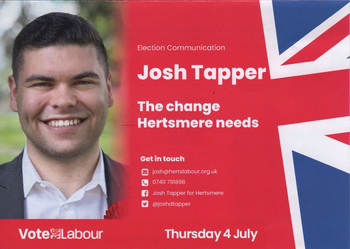 Thumbnail of leaflet from Josh Tapper