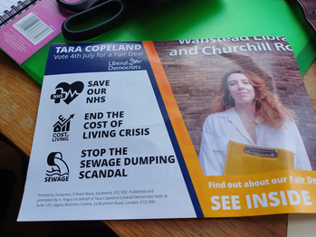 Thumbnail of leaflet from Tara Michelle-Louise Copeland