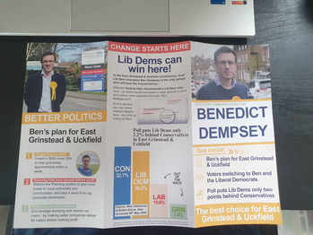 Thumbnail of leaflet from Benedict Dempsey