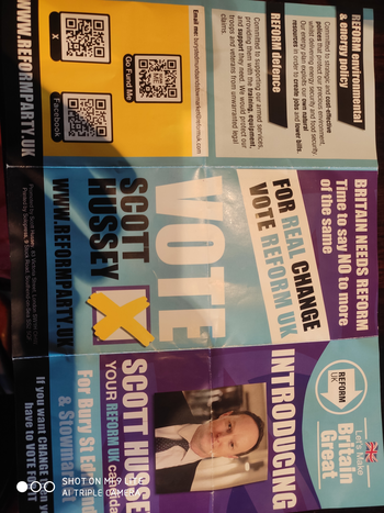 Thumbnail of leaflet from Scott Hussey