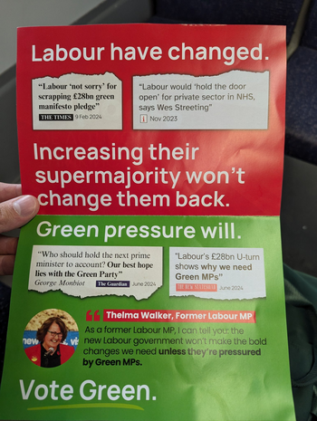 Thumbnail of leaflet from Pete Elliott