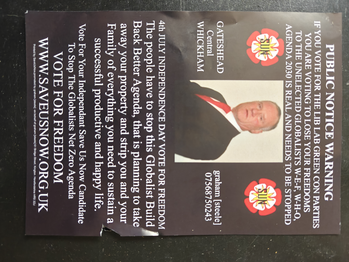 Thumbnail of leaflet from Graham Steele