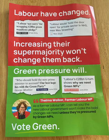 Thumbnail of leaflet from Siân Berry