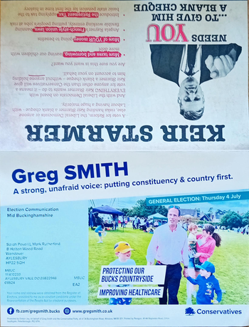 Thumbnail of leaflet from Greg Smith