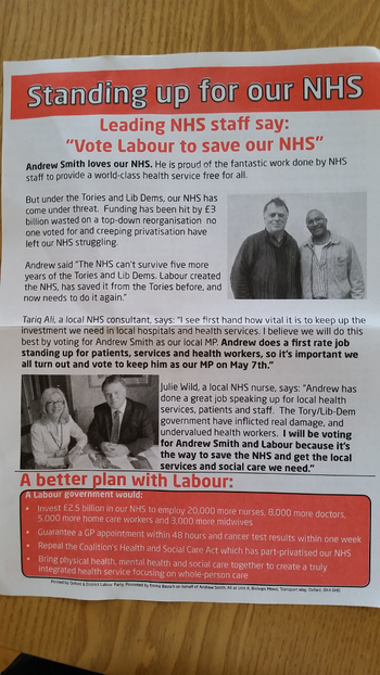 Thumbnail of leaflet from Andrew Smith
