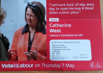 Thumbnail of leaflet from Catherine West