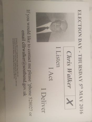 Thumbnail of leaflet from David Amess