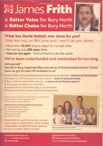 Thumbnail of leaflet from James Frith