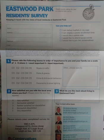 Thumbnail of leaflet from David Amess