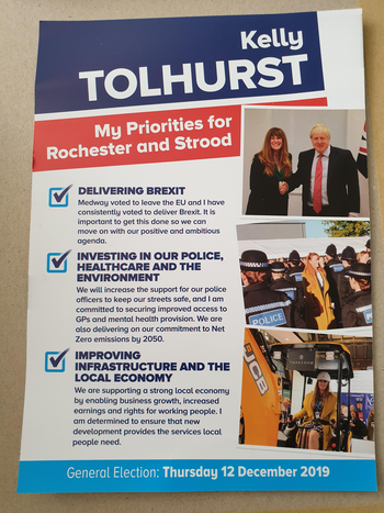 Thumbnail of leaflet from Kelly Tolhurst