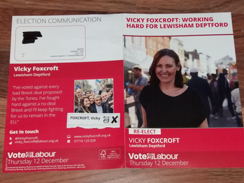 Thumbnail of leaflet from Vicky Foxcroft