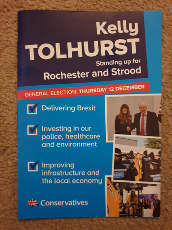 Thumbnail of leaflet from Kelly Tolhurst