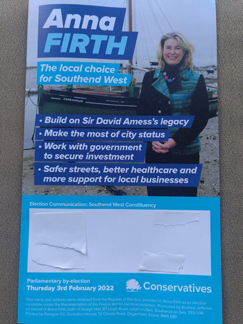 Thumbnail of leaflet from Anna Firth