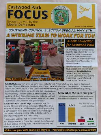 Thumbnail of leaflet from Rob McMullan