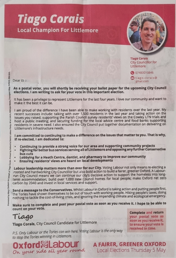 Thumbnail of leaflet from Tiago Corais