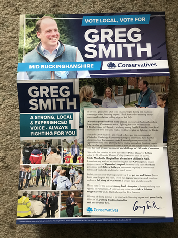 Thumbnail of leaflet from Greg Smith