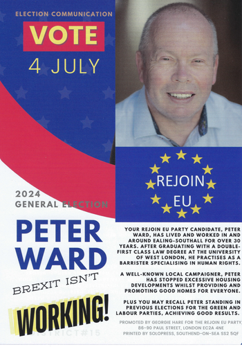 Thumbnail of leaflet from Peter Mark Ward