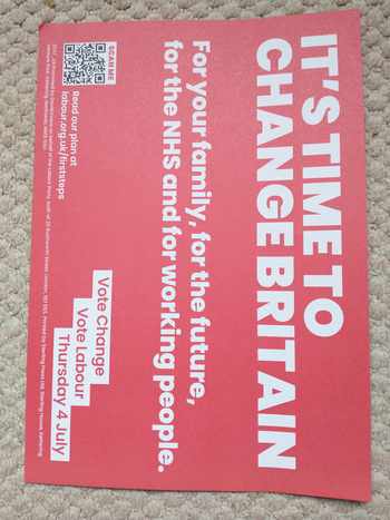 Thumbnail of leaflet from Thangam Debbonaire