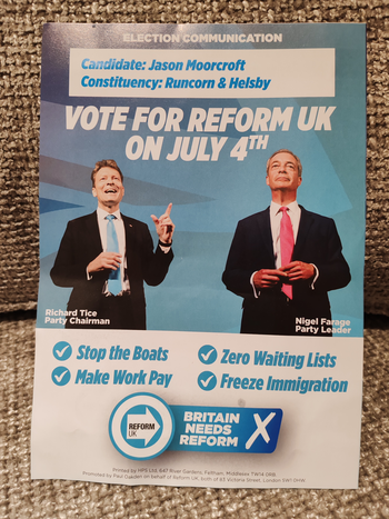 Thumbnail of leaflet from Jason Moorcroft