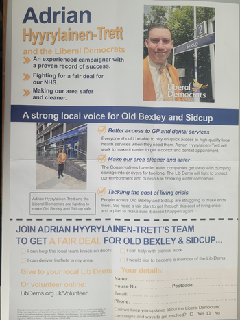 Thumbnail of leaflet from Adrian Hyyrylainen-Trett