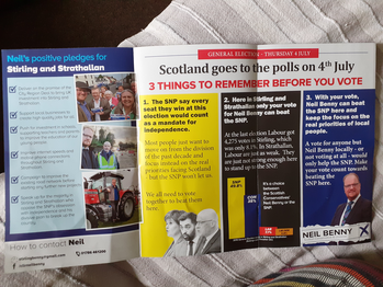 Thumbnail of leaflet from Neil Benny