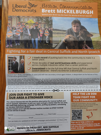 Thumbnail of leaflet from Brett Alistair Mickelburgh